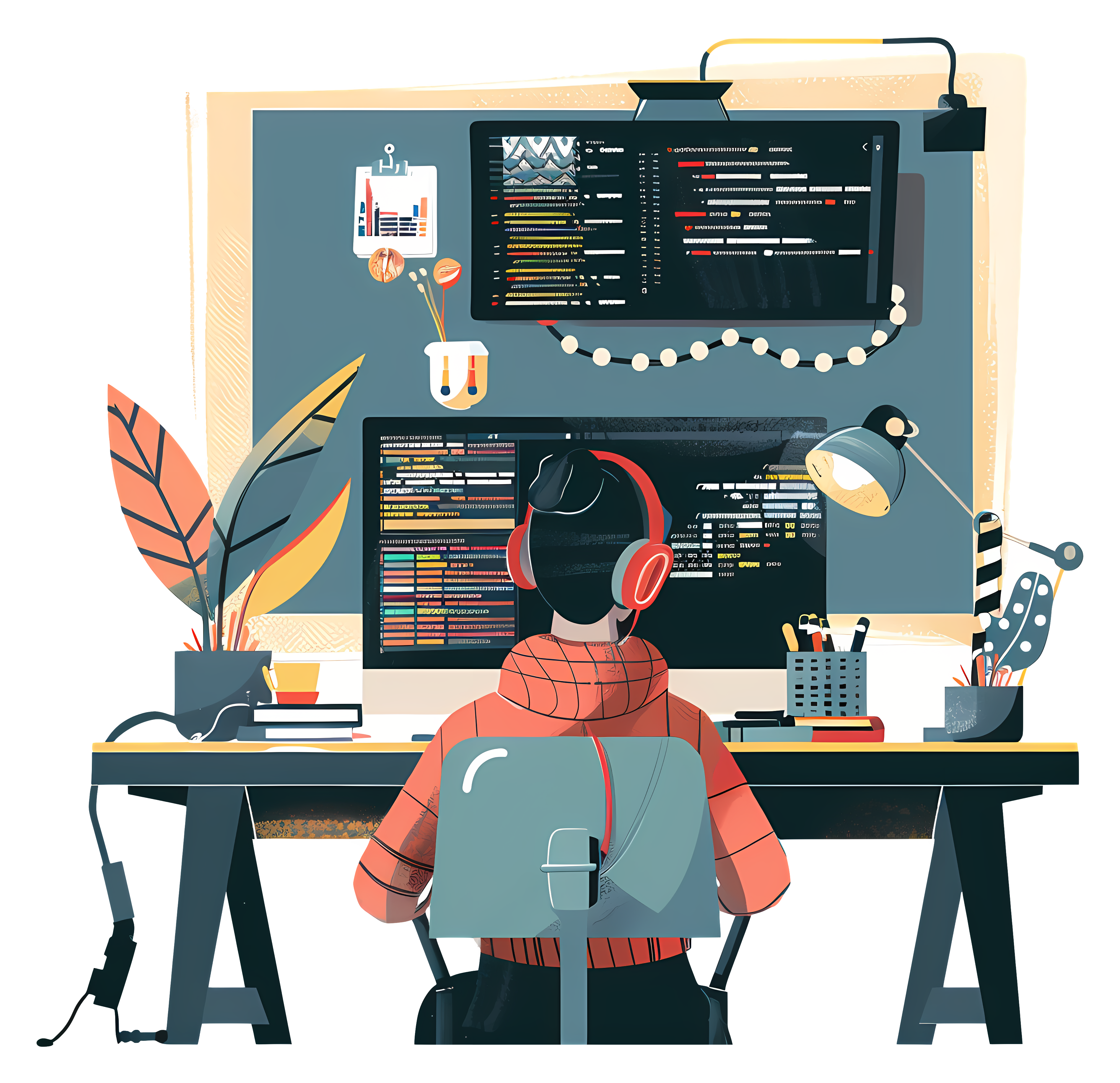 Customer support team helping clients